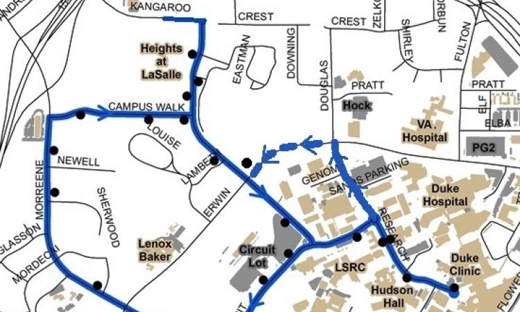 Ll Lasalle Loop Parking Transportation Duke