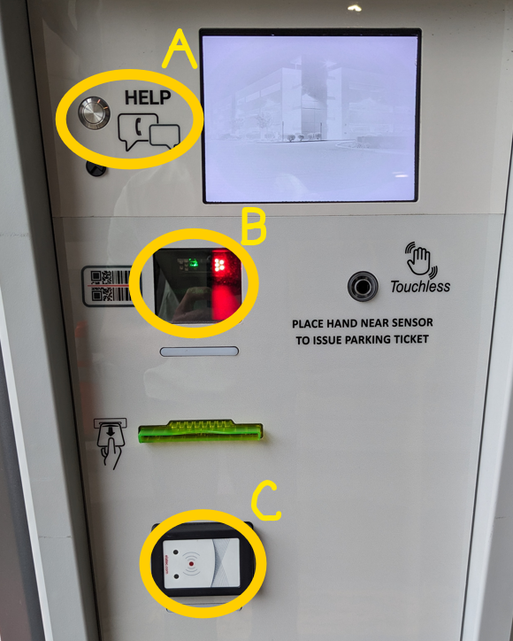 Gated Facility Access Column