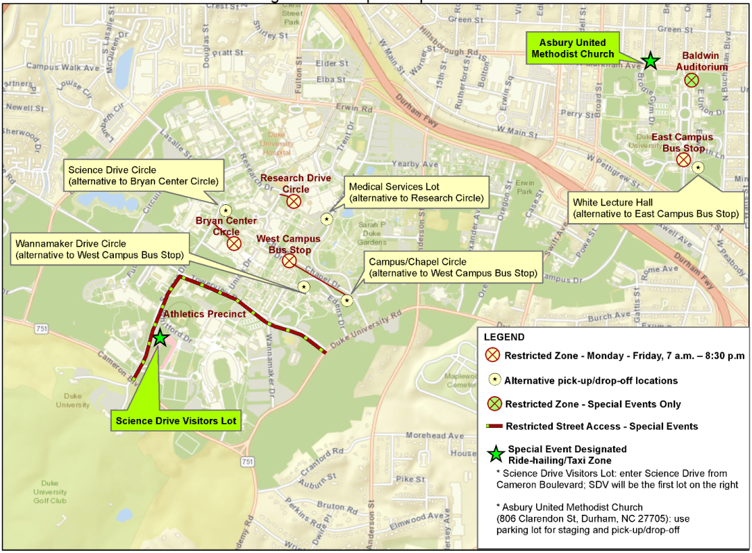 Ridehailing and Taxi Designated Locations
