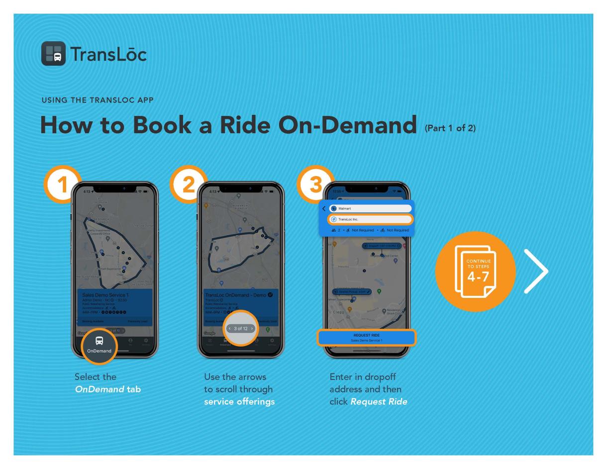 Book A Ride with OnDemand - Pg 1